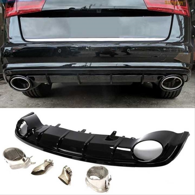 AUDI A6 2015-2018 ICIN UYUMLU RS6 DIFUZOR (NORMAL TAMPON İÇİN)